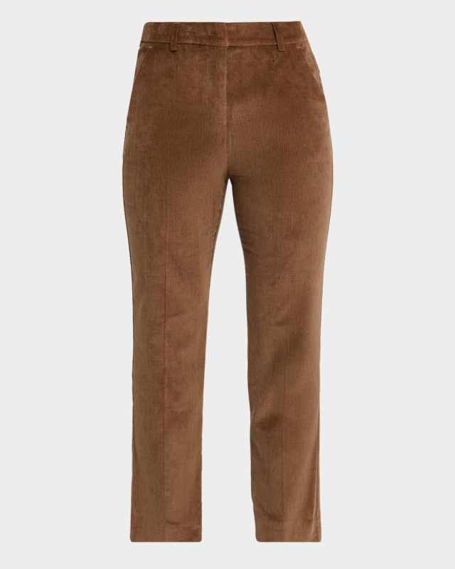 Marruca Cotton Velvet Corduroy Ankle Pants